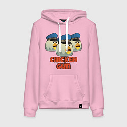 Женская толстовка-худи Chicken Gun команда синие