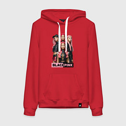 Женская толстовка-худи Блэкпинк постер