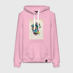 Женская толстовка-худи Machinarium