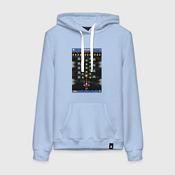 Женская толстовка-худи Old game Space invaders