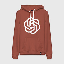 Женская толстовка-худи Chat GPT Логотип