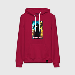 Женская толстовка-худи Roblox cyberpunk