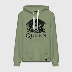 Женская толстовка-худи Queen - logo