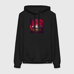 Женская толстовка-худи Гоночная машина