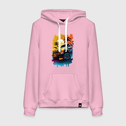 Женская толстовка-худи Монстр трак