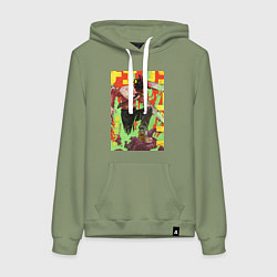 Женская толстовка-худи Денджи Человек Бензопила