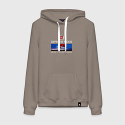 Женская толстовка-худи Depeche Mode - Music for the Masses logo