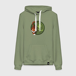 Женская толстовка-худи Год тигра на китайском