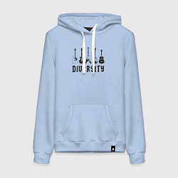 Женская толстовка-худи Разнообразие
