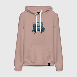 Женская толстовка-худи Рукопожатие Кратоса и Атрея gow ragnarok