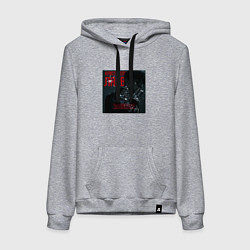 Женская толстовка-худи Три дня дождя Кристаллические лярвы