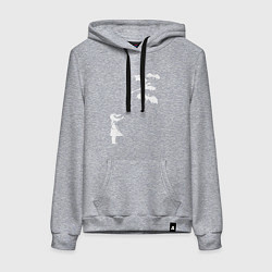 Женская толстовка-худи Девочка и драконы