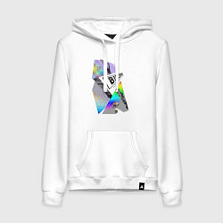 Женская толстовка-худи Русская Кибердеревня