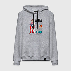 Женская толстовка-худи Тетсуо из аниме акира