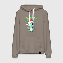 Женская толстовка-худи 2024 символ года милый дракончик