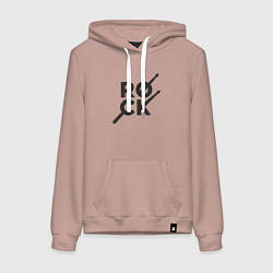 Женская толстовка-худи Рок барабанщик