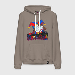 Женская толстовка-худи Pomni dont panic