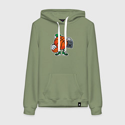 Женская толстовка-худи Хип-хоп баскетбол