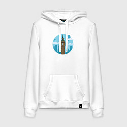 Женская толстовка-худи Биг-бен