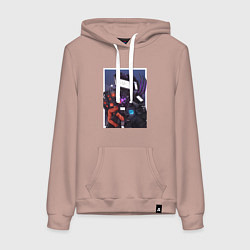 Женская толстовка-худи ТВ Мен со Спикерменом и Камераменом