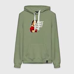 Женская толстовка-худи Baby dont hurt me - Mike OHearn