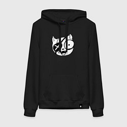 Женская толстовка-худи Пират кот