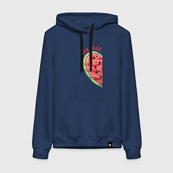 Женская толстовка-худи Сладкая арбуз