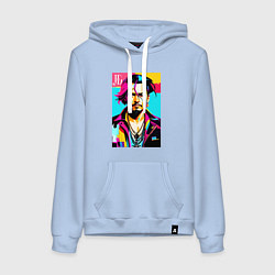 Женская толстовка-худи Джонни Депп - поп арт
