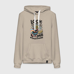 Женская толстовка-худи Смотри