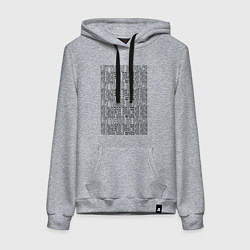 Женская толстовка-худи Let there be мир