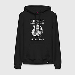 Женская толстовка-худи Эксперт палеонтолог на стажировке