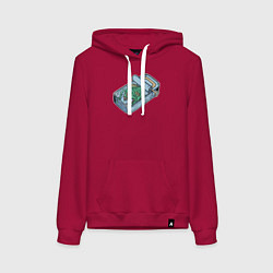 Женская толстовка-худи Консерва из удильщика