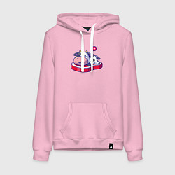 Женская толстовка-худи Добрая корова