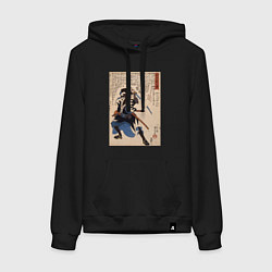 Женская толстовка-худи Самурай Юкугава Сэмпэй Мурэнори: портреты укиё-э 4