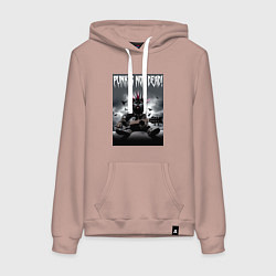 Женская толстовка-худи Cool kitten - punks not dead