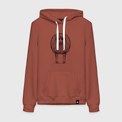 Женская толстовка-худи Овечка модная