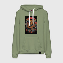 Женская толстовка-худи Боевой тигр Муай Тай