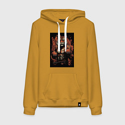 Женская толстовка-худи Тайский бокс тигр в стойке