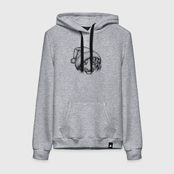 Женская толстовка-худи Новогодний тигренок