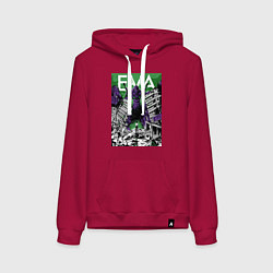 Женская толстовка-худи Евангелион Синдзи