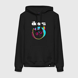 Женская толстовка-худи The Doors rock star cat