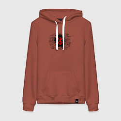 Женская толстовка-худи Метка и руки