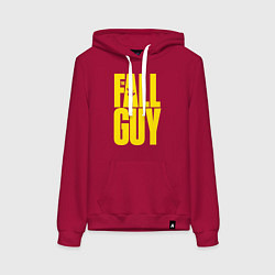 Женская толстовка-худи The fall guy logo