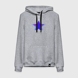 Женская толстовка-худи Звезда в перспективе