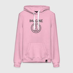 Женская толстовка-худи Peace imagine