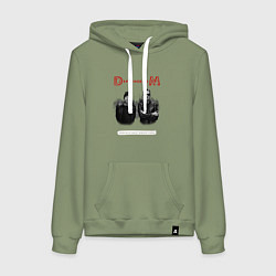 Женская толстовка-худи Depeche Mode - dave and martin tour