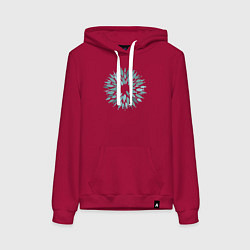 Женская толстовка-худи Рыбный круг