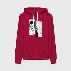 Женская толстовка-худи Сукуна и Годжо - Магическая битва