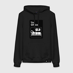 Женская толстовка-худи Паркур и офис