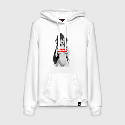 Женская толстовка-худи Ахегао senpai nudity